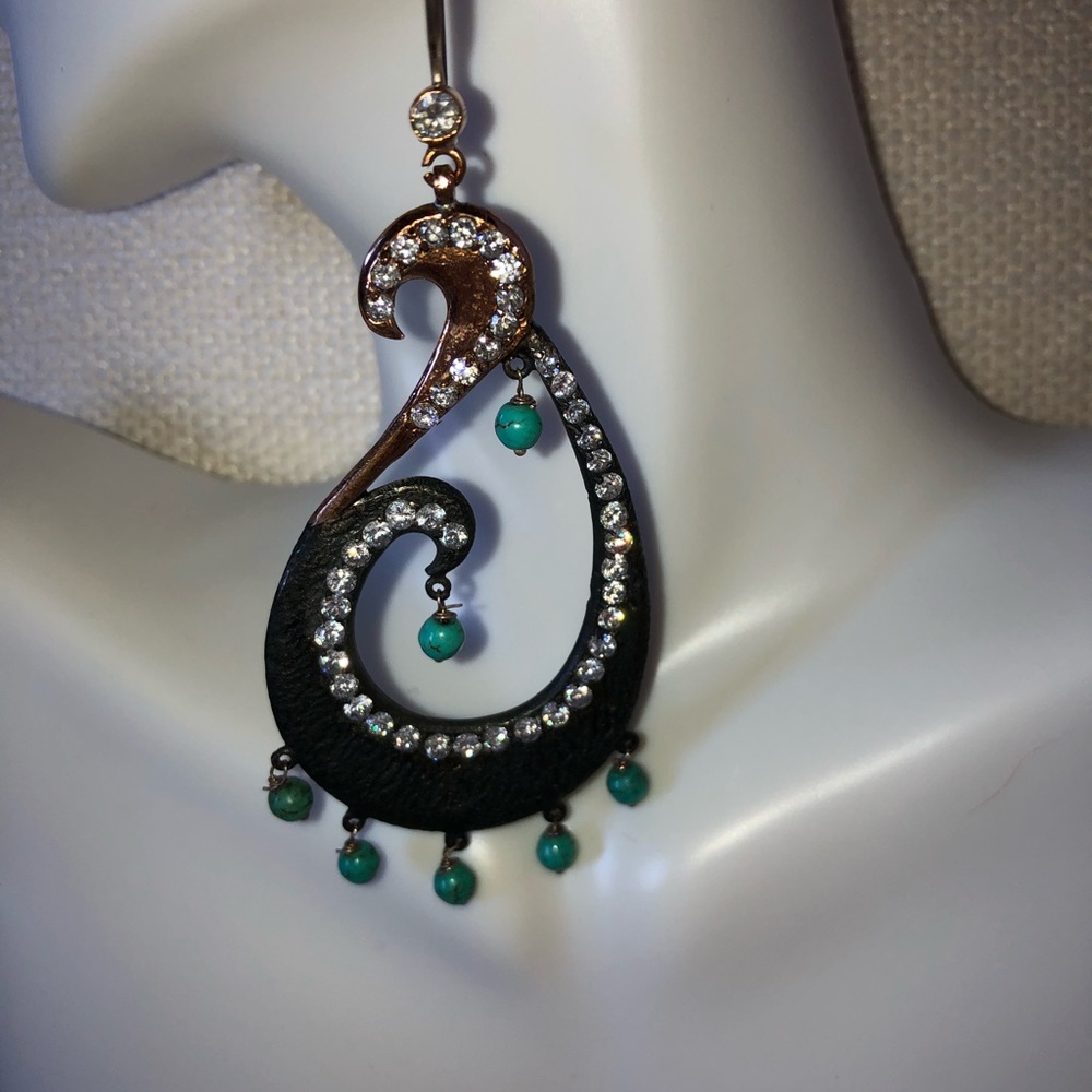 Two tone earrings